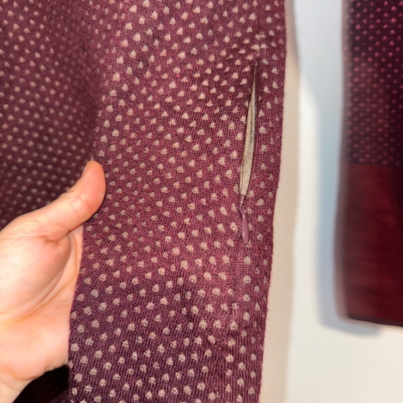 Krimson Klover Title Nine Women's Merino Wool Hoodie Sweater- Red - XL (US 16) - Picture 8 of 10